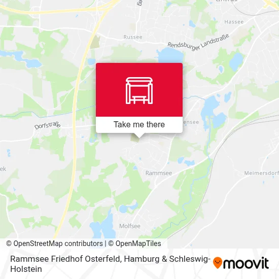 Rammsee Friedhof Osterfeld map