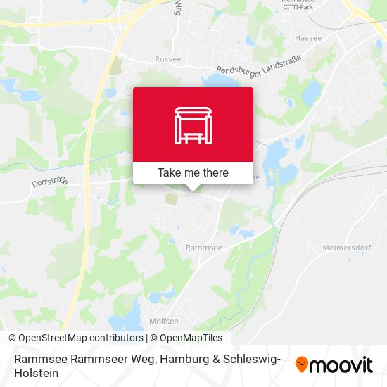 Rammsee Rammseer Weg map