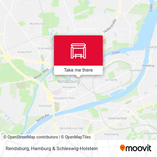 Rendsburg map