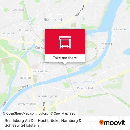 Rendsburg An Der Hochbrücke map