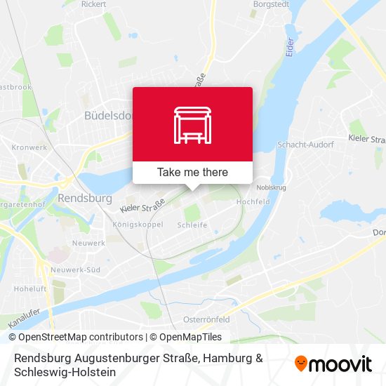 Rendsburg Augustenburger Straße map