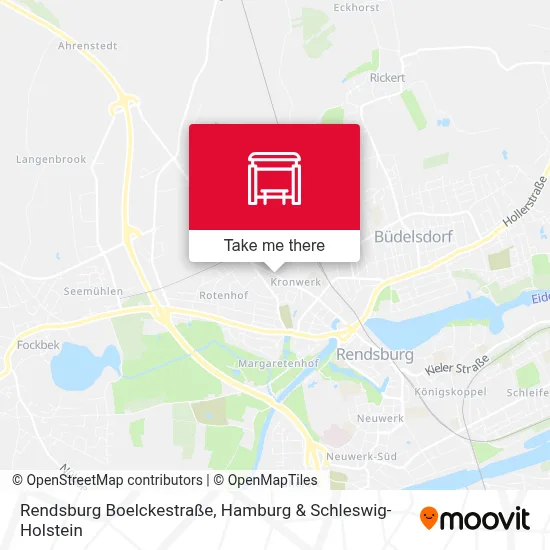 Rendsburg Boelckestraße map