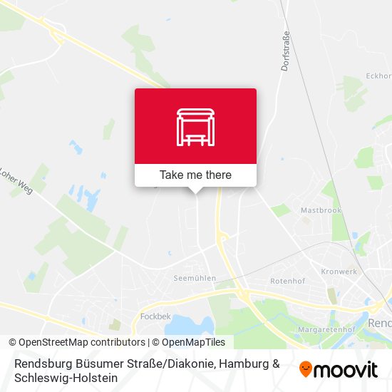 Rendsburg Büsumer Straße / Diakonie map