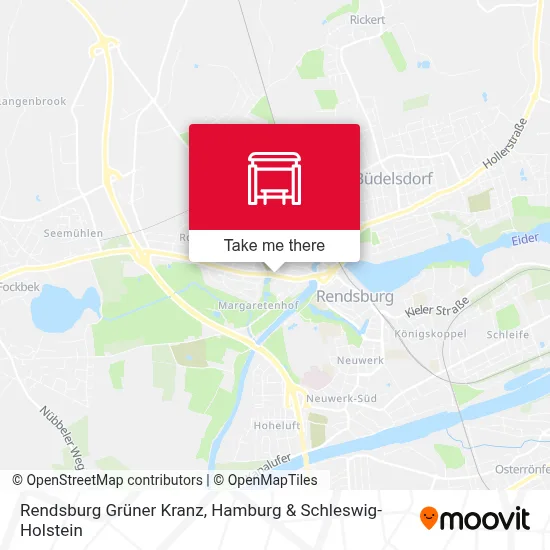 Rendsburg Grüner Kranz map