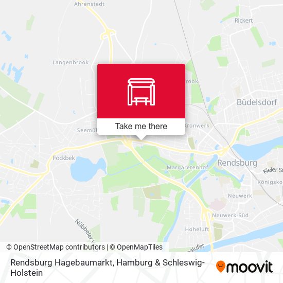 Rendsburg Hagebaumarkt map