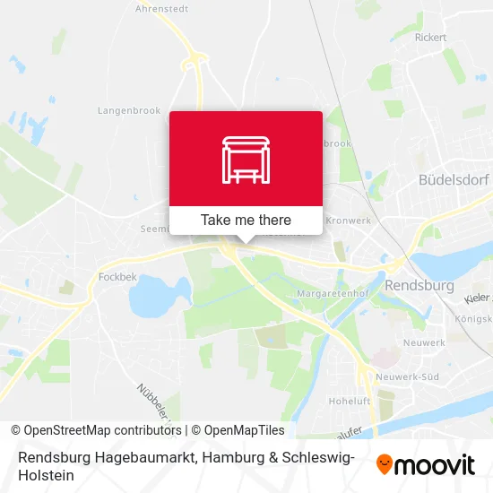 Rendsburg Hagebaumarkt map