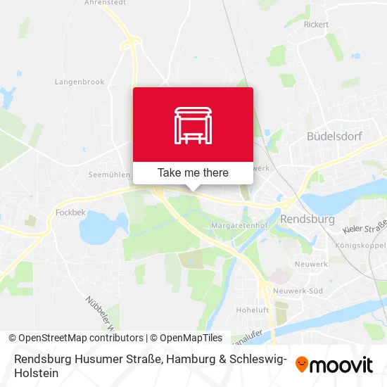 Карта Rendsburg Husumer Straße