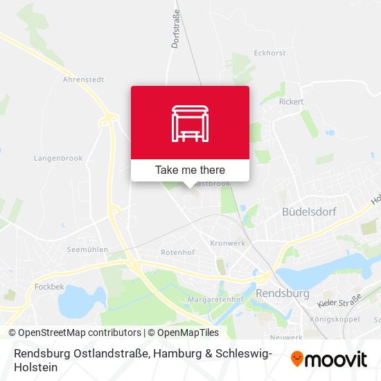 Rendsburg Ostlandstraße map