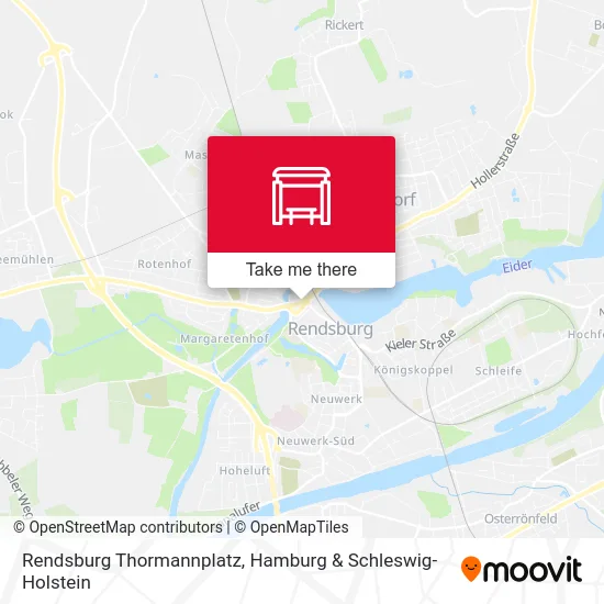 Rendsburg Thormannplatz map