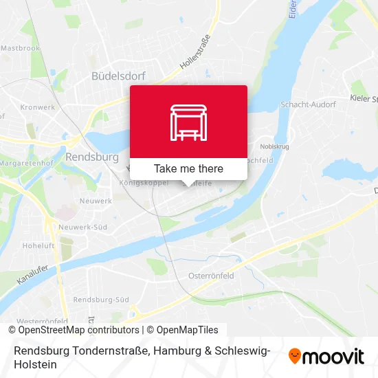 Rendsburg Tondernstraße map