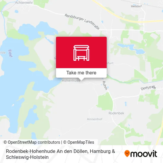 Карта Rodenbek-Hohenhude An den Döllen