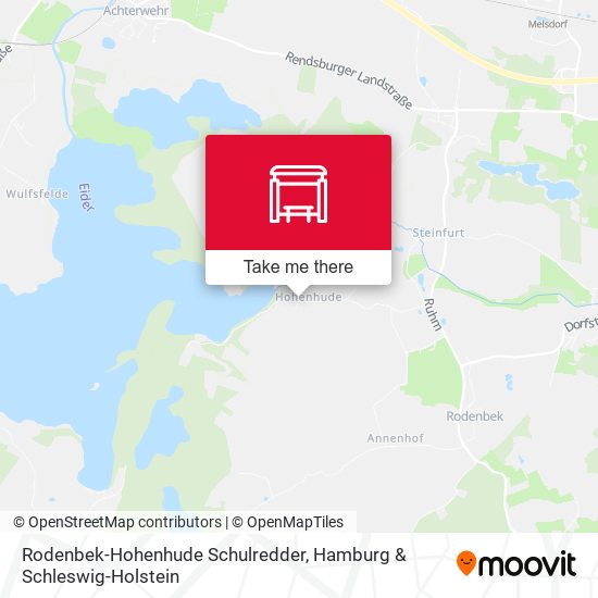 Rodenbek-Hohenhude Schulredder map