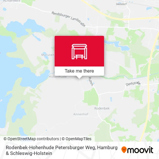 Карта Rodenbek-Hohenhude Petersburger Weg