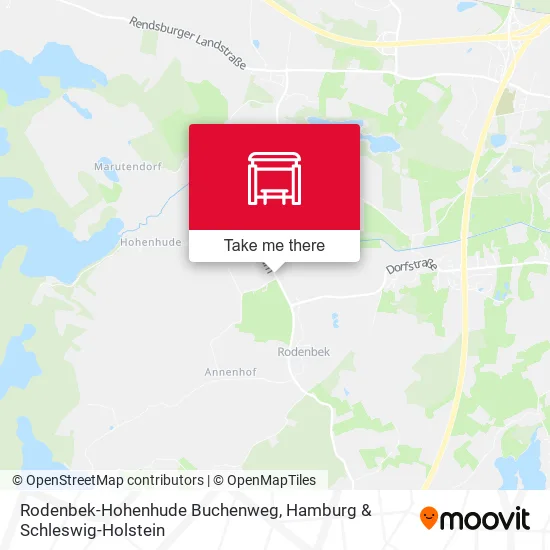 Карта Rodenbek-Hohenhude Buchenweg