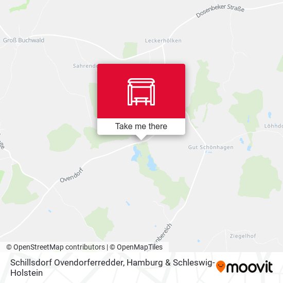 Schillsdorf Ovendorferredder map