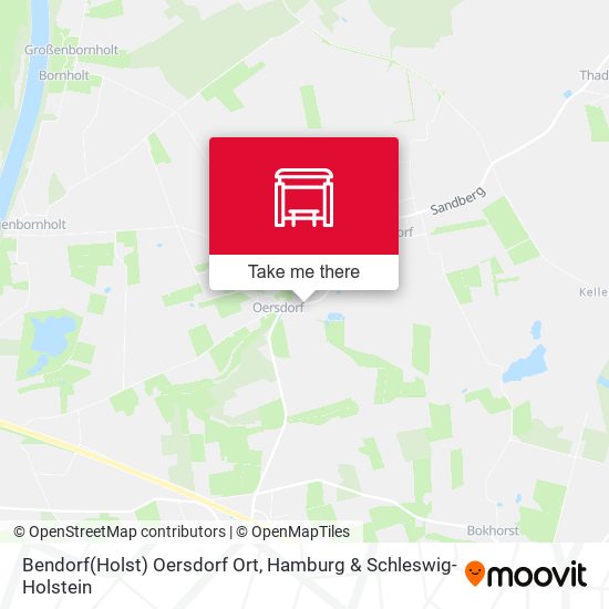 Bendorf(Holst) Oersdorf Ort map