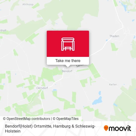 Карта Bendorf(Holst) Ortsmitte