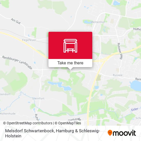 Melsdorf Schwartenbock map