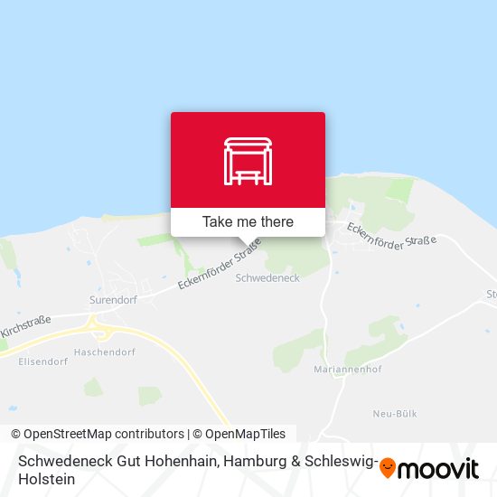 Schwedeneck Gut Hohenhain map