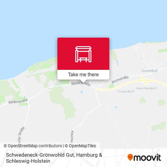 Schwedeneck-Grönwohld Gut map