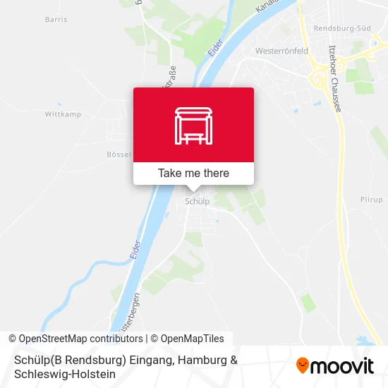 Карта Schülp(B Rendsburg) Eingang
