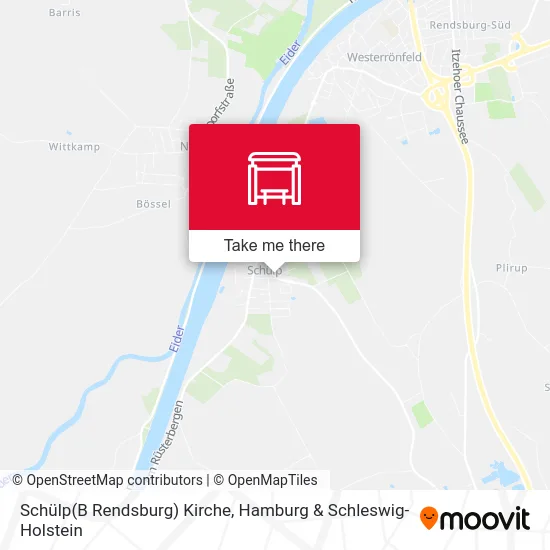 Карта Schülp(B Rendsburg) Kirche