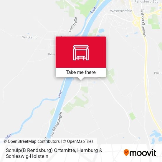 Карта Schülp(B Rendsburg) Ortsmitte