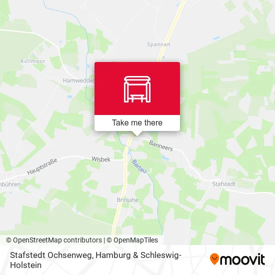 Карта Stafstedt Ochsenweg