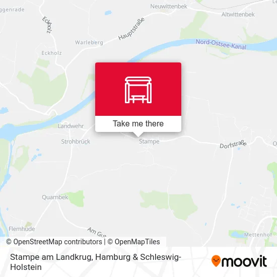 Карта Stampe am Landkrug