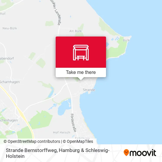 Карта Strande Bernstorffweg