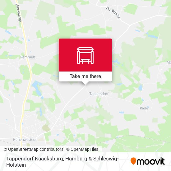 Tappendorf Kaacksburg map