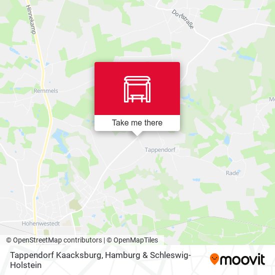 Tappendorf Kaacksburg map