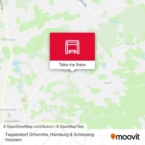 Карта Tappendorf Ortsmitte