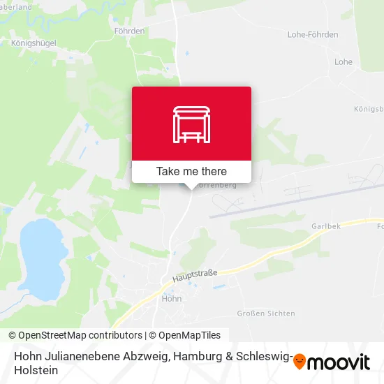 Карта Hohn Julianenebene Abzweig