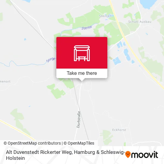 Карта Alt Duvenstedt Rickerter Weg