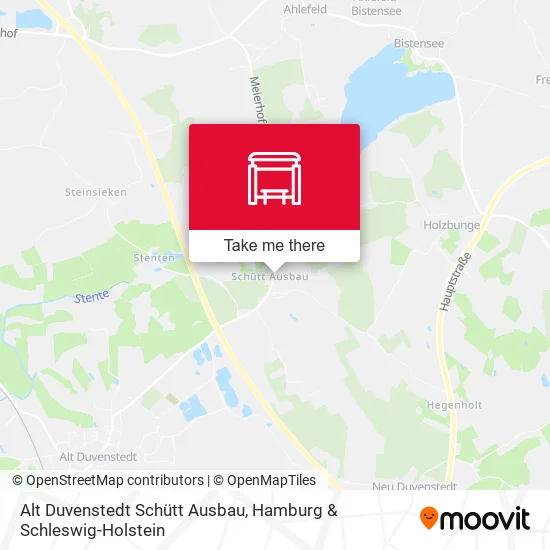 Карта Alt Duvenstedt Schütt Ausbau