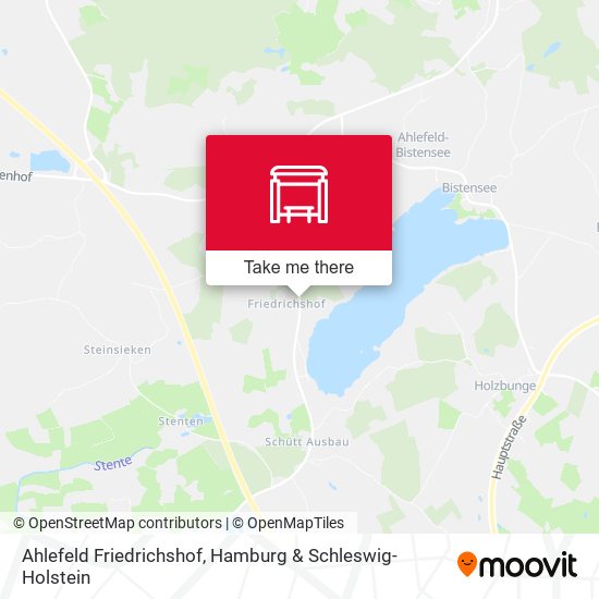 Ahlefeld Friedrichshof map