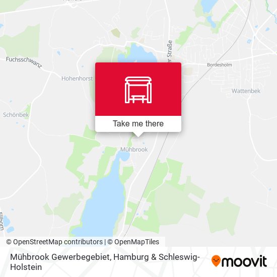 Mühbrook Gewerbegebiet map