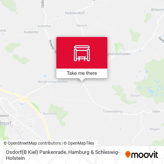 Osdorf(B Kiel) Pankenrade map