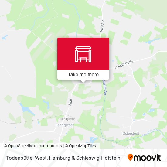 Todenbüttel West map