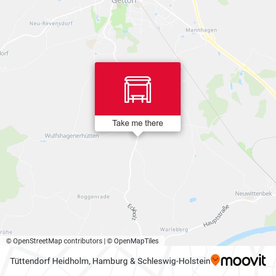 Tüttendorf Heidholm map
