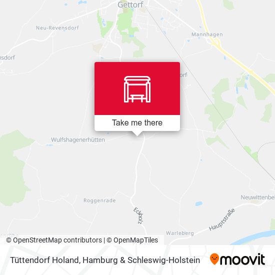 Tüttendorf Holand map