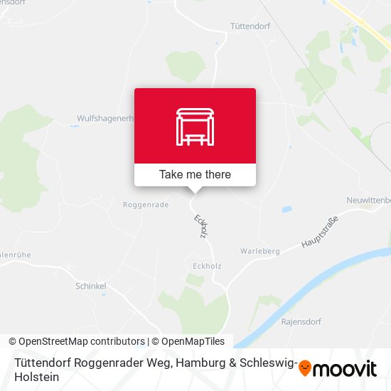 Tüttendorf Roggenrader Weg map
