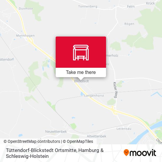 Tüttendorf-Blickstedt Ortsmitte map