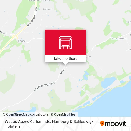 Карта Waabs Abzw. Karlsminde