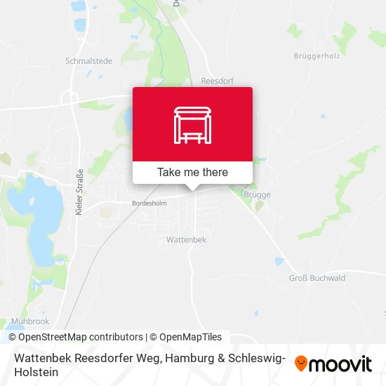 Карта Wattenbek Reesdorfer Weg