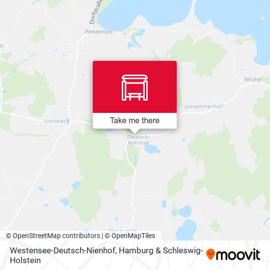 Westensee-Deutsch-Nienhof map