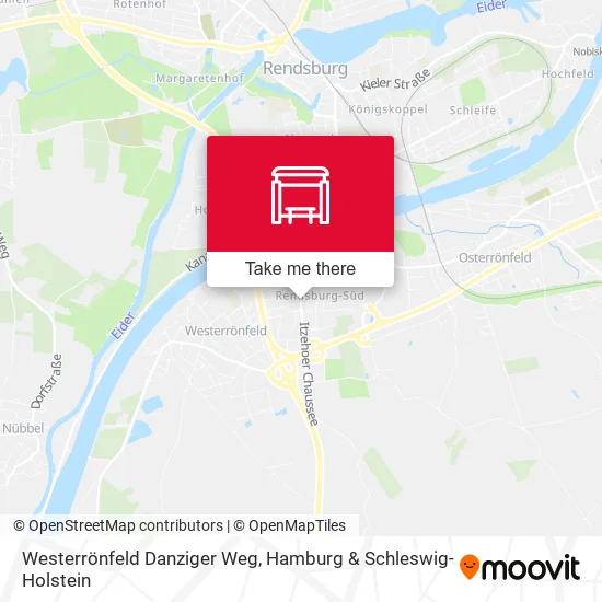 Карта Westerrönfeld Danziger Weg