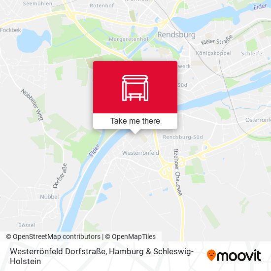 Westerrönfeld Dorfstraße map