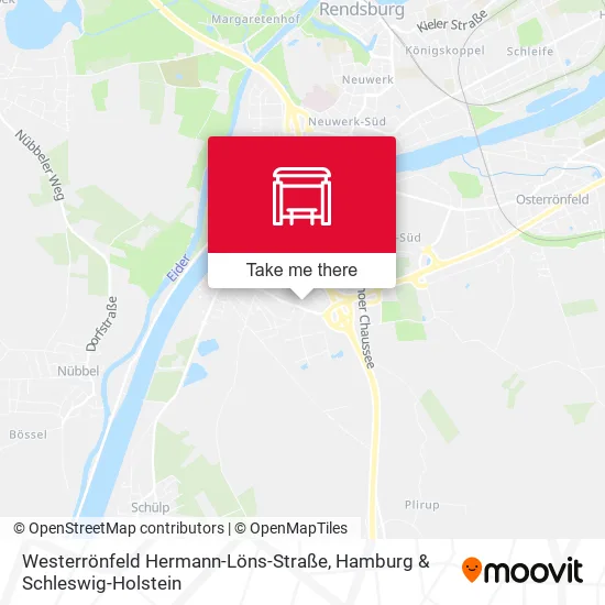 Карта Westerrönfeld Hermann-Löns-Straße